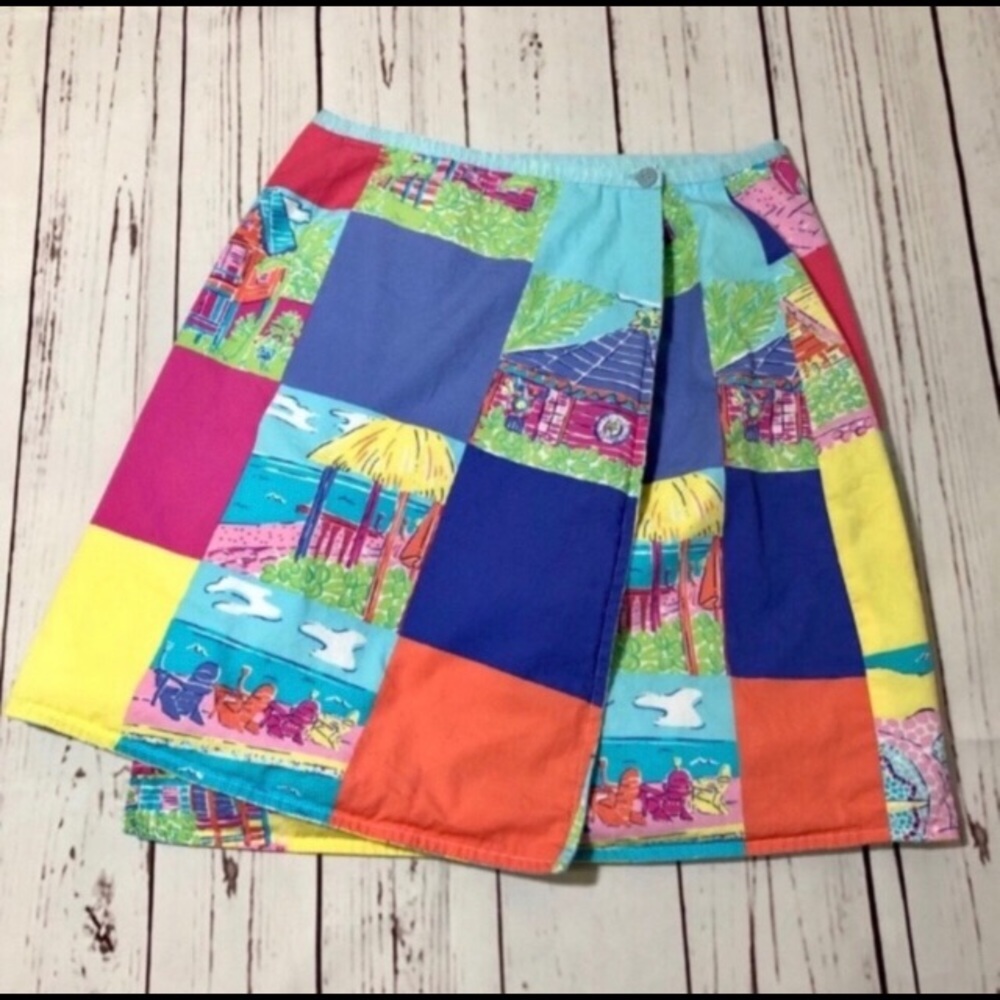 Lily Pulitzer wrap around skirt.